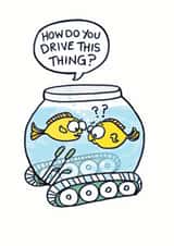 funny fish Just because Card 7464 created by Doodlesworth