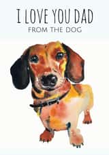 From the dog Father's Day card 1000 created by Jo Scott Art