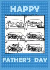 humour funny Father's Day Card 1905 created by Off The Leash Cartoons by Rupert Fawcett