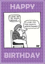 funny humour Birthday Card 1916 created by Off The Leash Cartoons by Rupert Fawcett