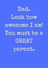 dad father Card 36370 created by Beta Mummy