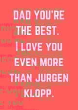 liverpool liverpool fc Father's Day Card 6438 created by Cards.Cards.Cards