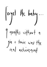 forget baby New Baby Card 8813 created by The Cardiologist