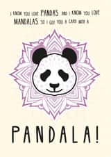 yoga mandala Card 37374 created by Tom Devonald