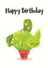 cat cactus Card 27390 created by Michelle Hird