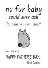 Cat fur baby Father's Day card created by Miümi Cat