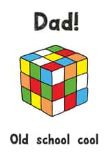 Old school cool rubik's cube created by Ink & Ocean