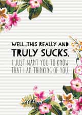 really truly Thinking of you Card 7415 created by I am Nat