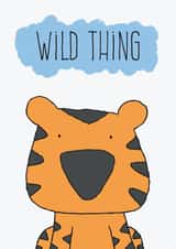 tiger cat Birthday Card 13902 created by Elki Shaw