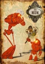 mum steampunk Mothers Day Card 34117 created by Curtis Allen