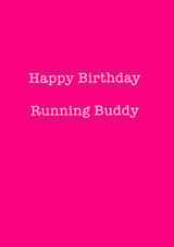 happy birthday Birthday Card 13449 created by Running Cards UK