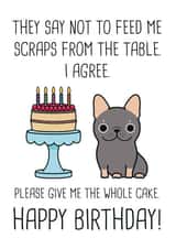 funny dog Birthday Card 7598 created by Chelsey Adams