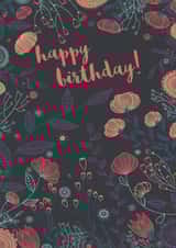 birthday modern Birthday Card 1226 created by Megan Higgins