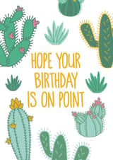 Funny Birthday - Hope Your Birthday is On Point created by Reba Renee