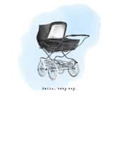 pram hello New Baby Card 12533 created by ByHannahMay