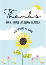thanks truly Thank You Card 10450 created by Rulu