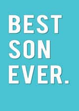 best son Birthday Card 6608 created by Redback Cards