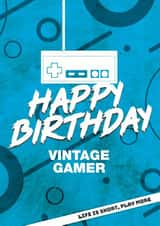 retro video Birthday Card 32600 created by Uniquely Yours