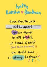 Happy Raksha Bandhan Card 1000 created by The Playful Indian
