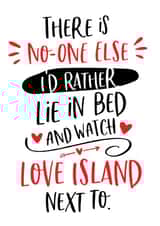 Love Island there Anniversary Card 5974 created by Mrs Best Paper Co.