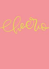 cheerio simple Leaving Card 6338 created by GOOD TRIP