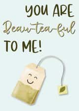 beautiful tea Anniversary Card 14014 created by The Laughing Sloth