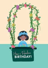Cute Birthday Card - For Her - Flowers created by Her Design World