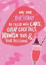 Funny Cake Birthday Card 13963 created by Foggish