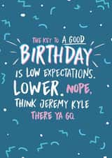 Funny TV Birthday Card 13964 created by Foggish