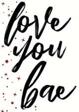 love bae Anniversary Card 28080 created by Open Space Collective