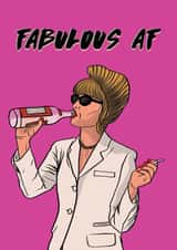 AbFab Absolutely Birthday Card 13965 created by Foggish