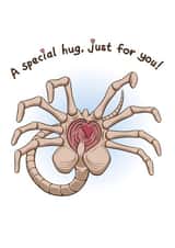 hug alien Anniversary Card 37830 created by Doodle Dojo