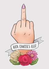 kick cancer Get Well Card 10037 created by Hey Huns It's Nicole