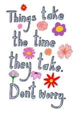 love flowers Thinking of you Card 9468 created by Hello Hatty