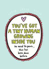 Tiny Human Pregnancy Card created by Angela Chick