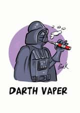 darth vaper Humour Card 22538 created by Chris Williams