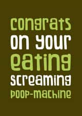 congrats funny New Baby Card 9647 created by Shutterjunkie