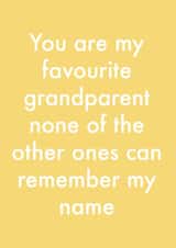 grandparent grandfather Birthday Card 12810 created by OBJECTABLES