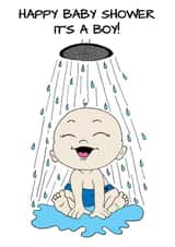 It’s a Boy, Baby Shower Card  created by Lu Reason