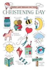 hopes dreams Christening Card 5857 created by Eskimo Kiss Designs