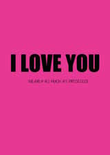 love you Anniversary Card 37982 created by Randy Bugger Cards
