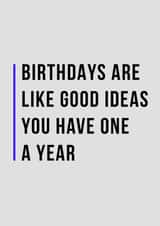 like good Birthday Card 33521 created by Man Cards