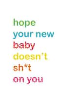 shit on New Baby Card 12310 created by Dotish Designs