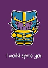 Spare You Kitty Card created by Flaming Imp