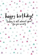 humour female Birthday Card 1693 created by Jessica Hogarth