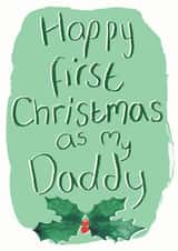 happy first Christmas Card 9198 created by Alexia Claire