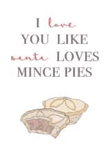 i love Christmas Card 7758 created by House of Hope