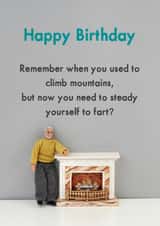 remember climb Birthday Card 11441 created by Bold & Bright Cards