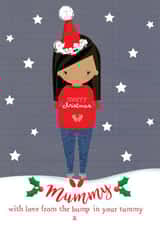 mum to be mummy Christmas Card 33727 created by Bells Scambler