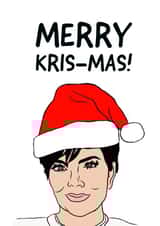 kris jenner Christmas Card 32790 created by Keepseyshop